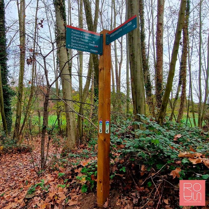Banderola per Parcs i senders de la Diputació de Barcelona